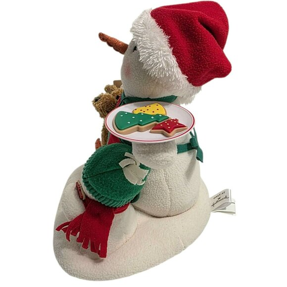 Hallmark 2015 Snowman Plush Time For Cookies Dog Music Motion Holiday Jingle Pal - Picture 5 of 13